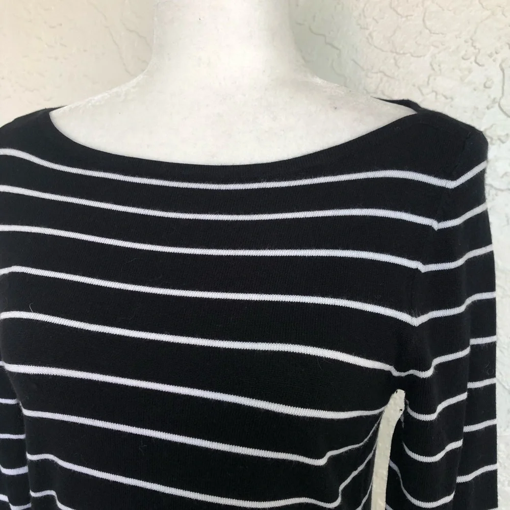 White House Black Market Nautical Stripe Tunic Sweater XS